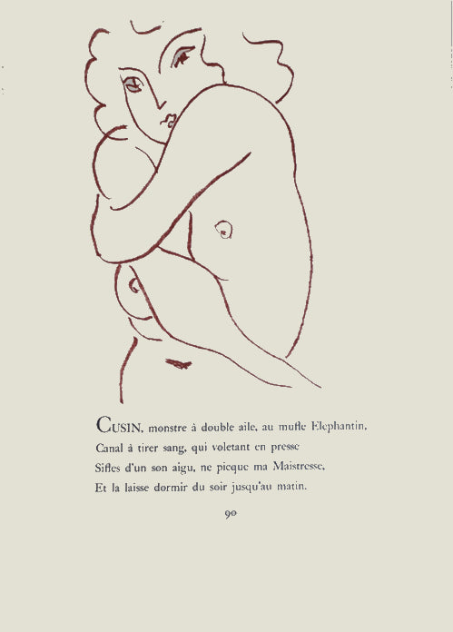 Henri Matisse Florilege des Amours, Plate XXXIII (Duthuit 25) 1948