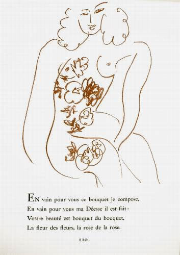 Henri Matisse Florilege des Amours, Plate XXXIX (Duthuit 25) 1948