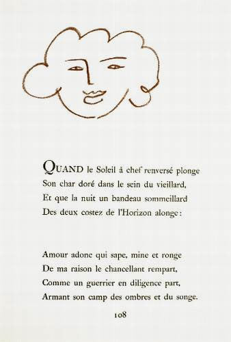 Henri Matisse Florilege des Amours, Plate XXXVIII (Duthuit 25) 1948