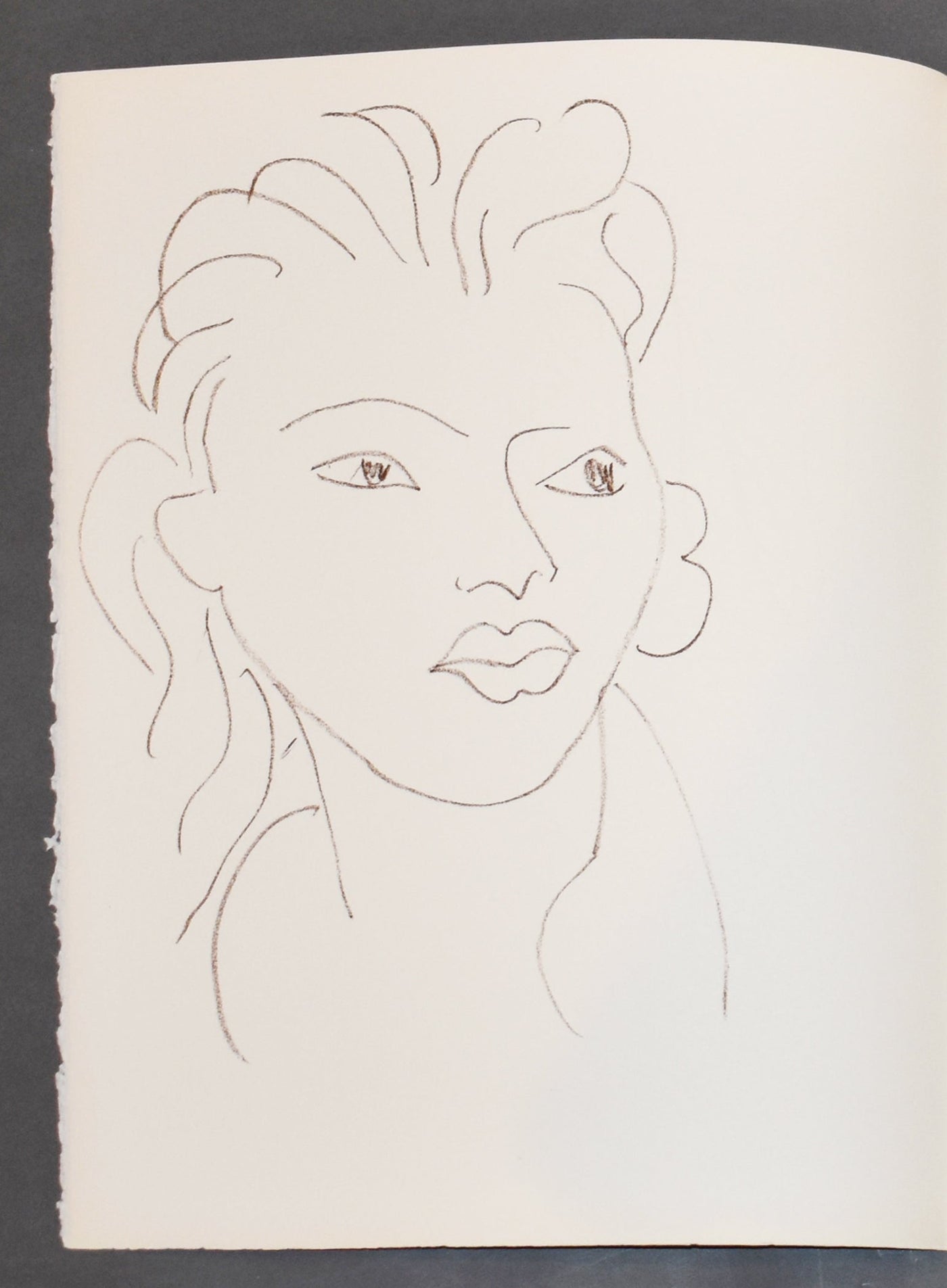 Henri Matisse Hier, de tes Doights d'Or Pale, from Poesies Antillaises (Duthuit 37) 1972
