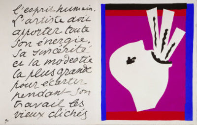 Henri Matisse L'Avaleur de Sabres, from Jazz (Duthuit 22) 1947