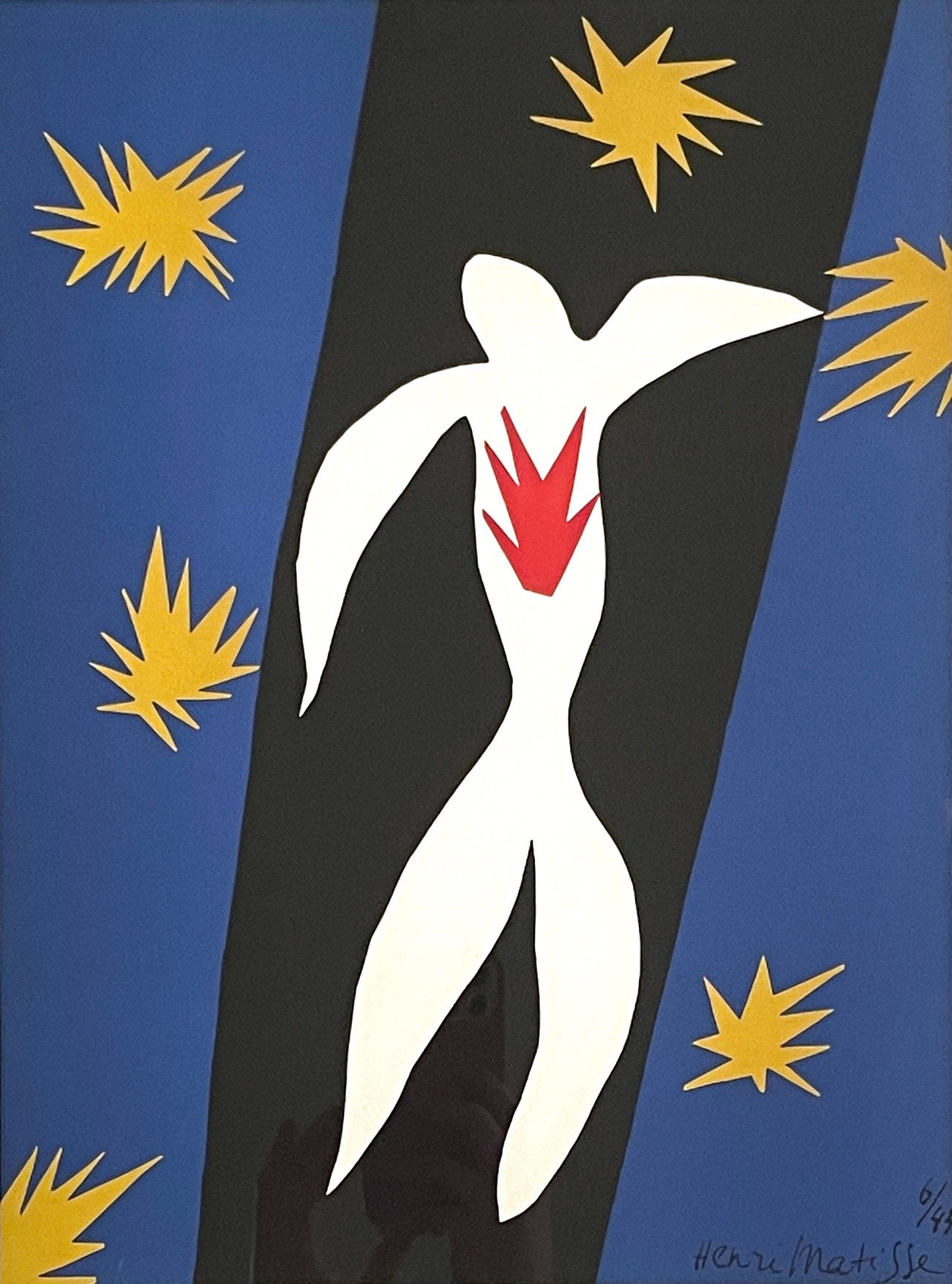 Henri Matisse La Chute d'Icare (The Fall of Icarus) (Duthuit 74) 1945
