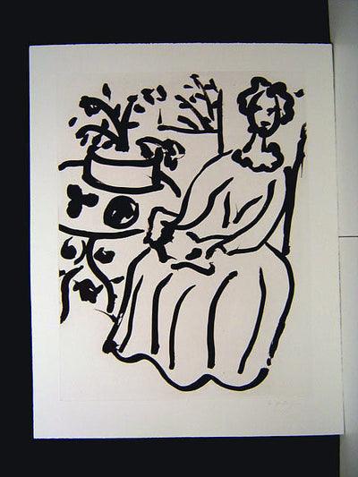 Henri Matisse Marie-Jose en Robe Jaune (Duthuit 817) 1950