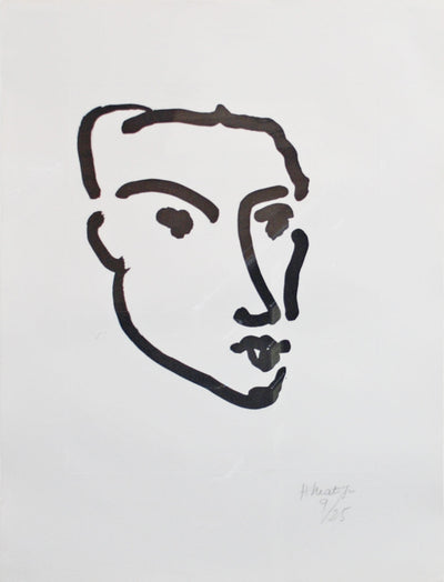Henri Matisse Nadia, Visage de trois-quarts (Duthuit 795) 1948