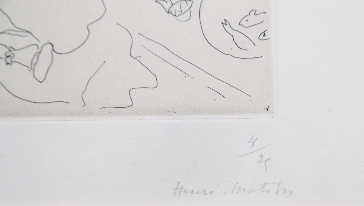 Henri Matisse Nu Assis Sur le Sol, un Coude Posé sur la Jambe (Duthuit 182) 1929
