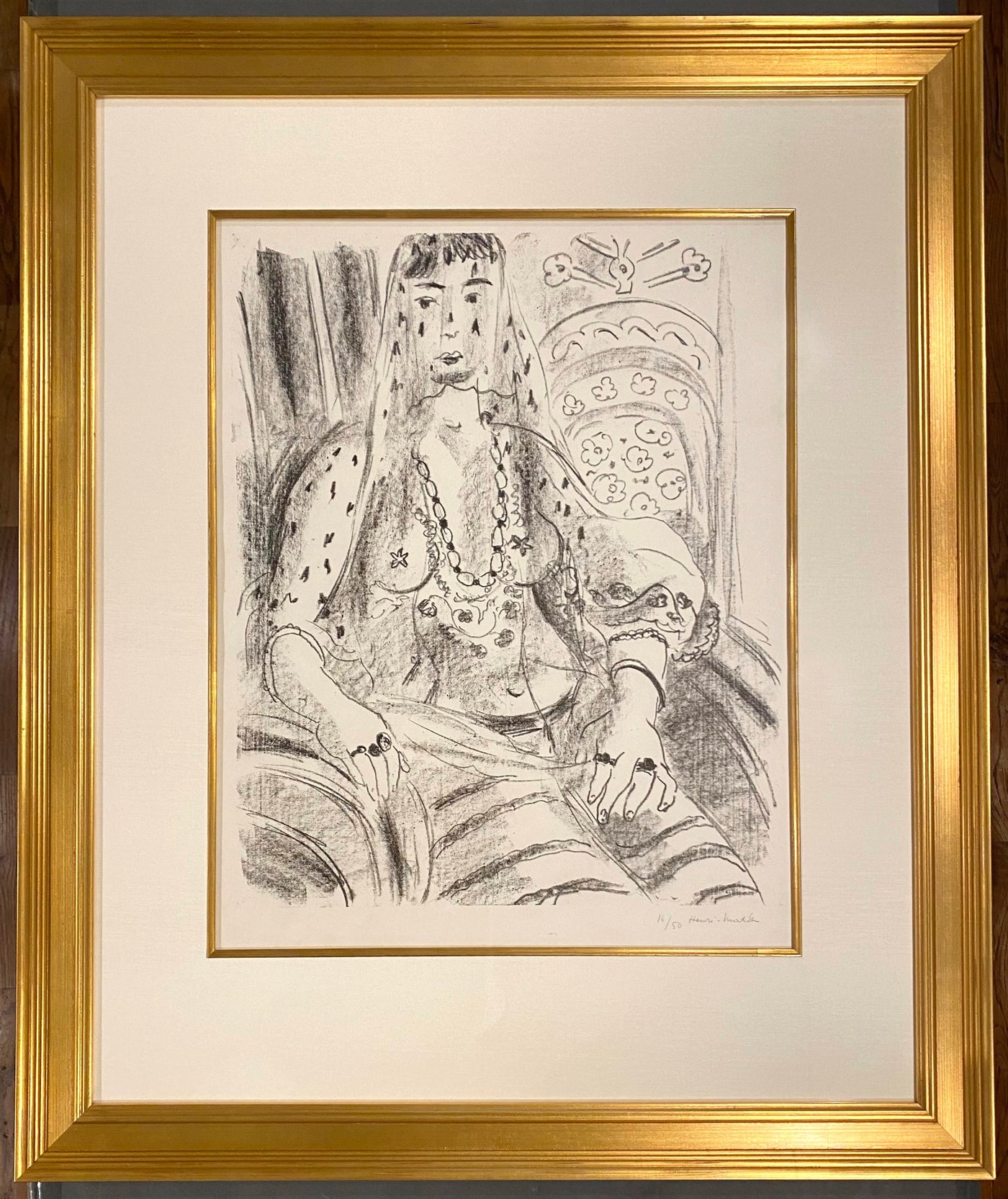 Henri Matisse Odalisque voilee (Duthuit 464) 1925