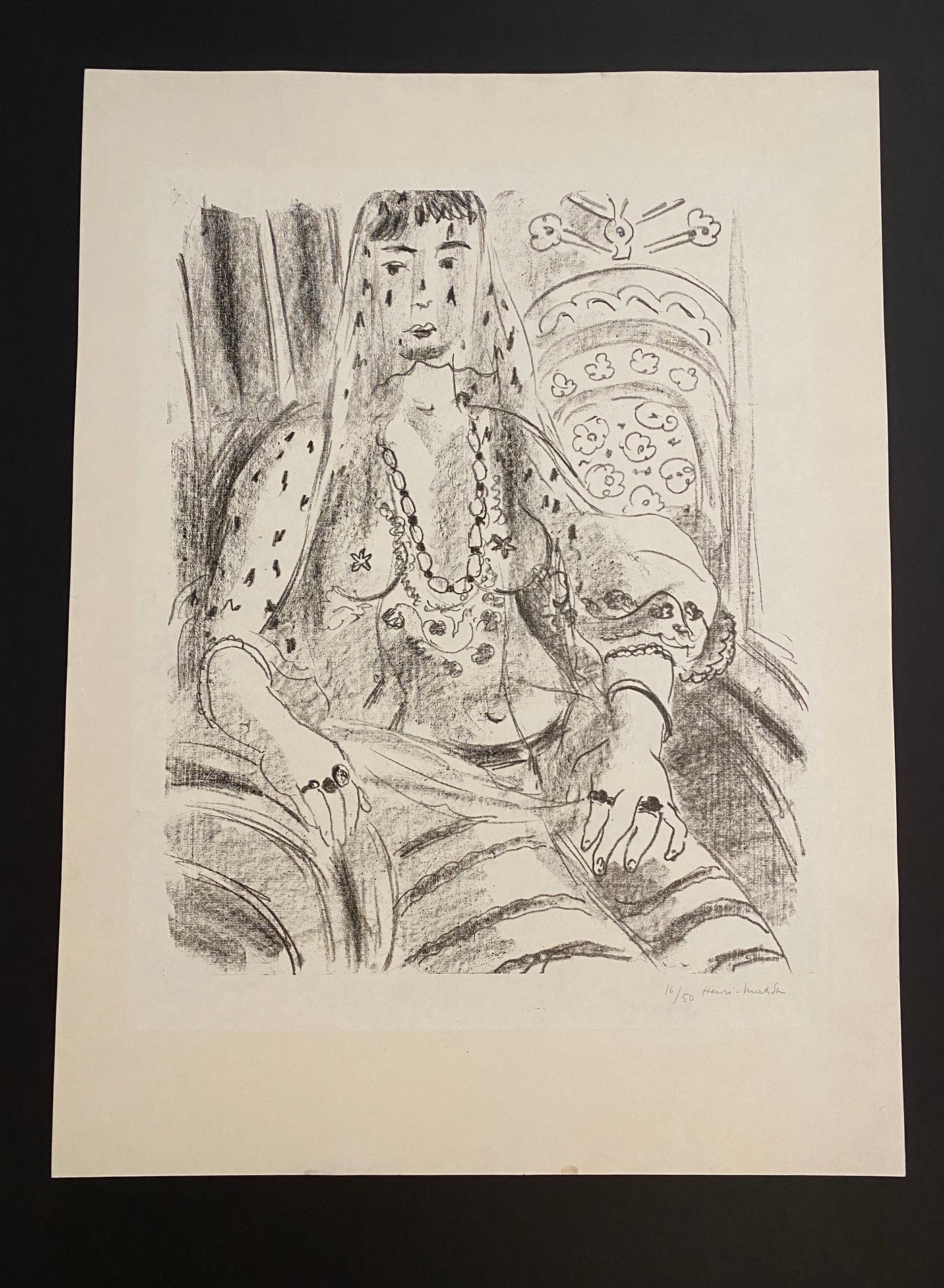 Henri Matisse Odalisque voilee (Duthuit 464) 1925