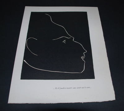 Henri Matisse Pasiphae Plate 1 (Duthuit 10) 1944