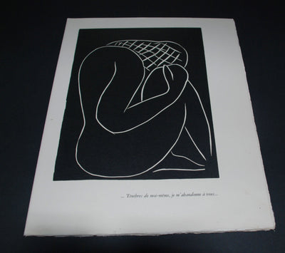 Henri Matisse Pasiphae Plate 14 (Duthuit 10) 1944
