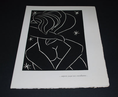Henri Matisse Pasiphae Plate 3 (Duthuit 10) 1944