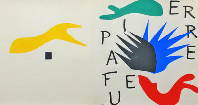 Henri Matisse Pierre A Feu Cover Page (Duthuit 17) 1947