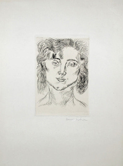 Henri Matisse Portrait of Mlle. Marguerite Matisse (Duthuit 2) 1920