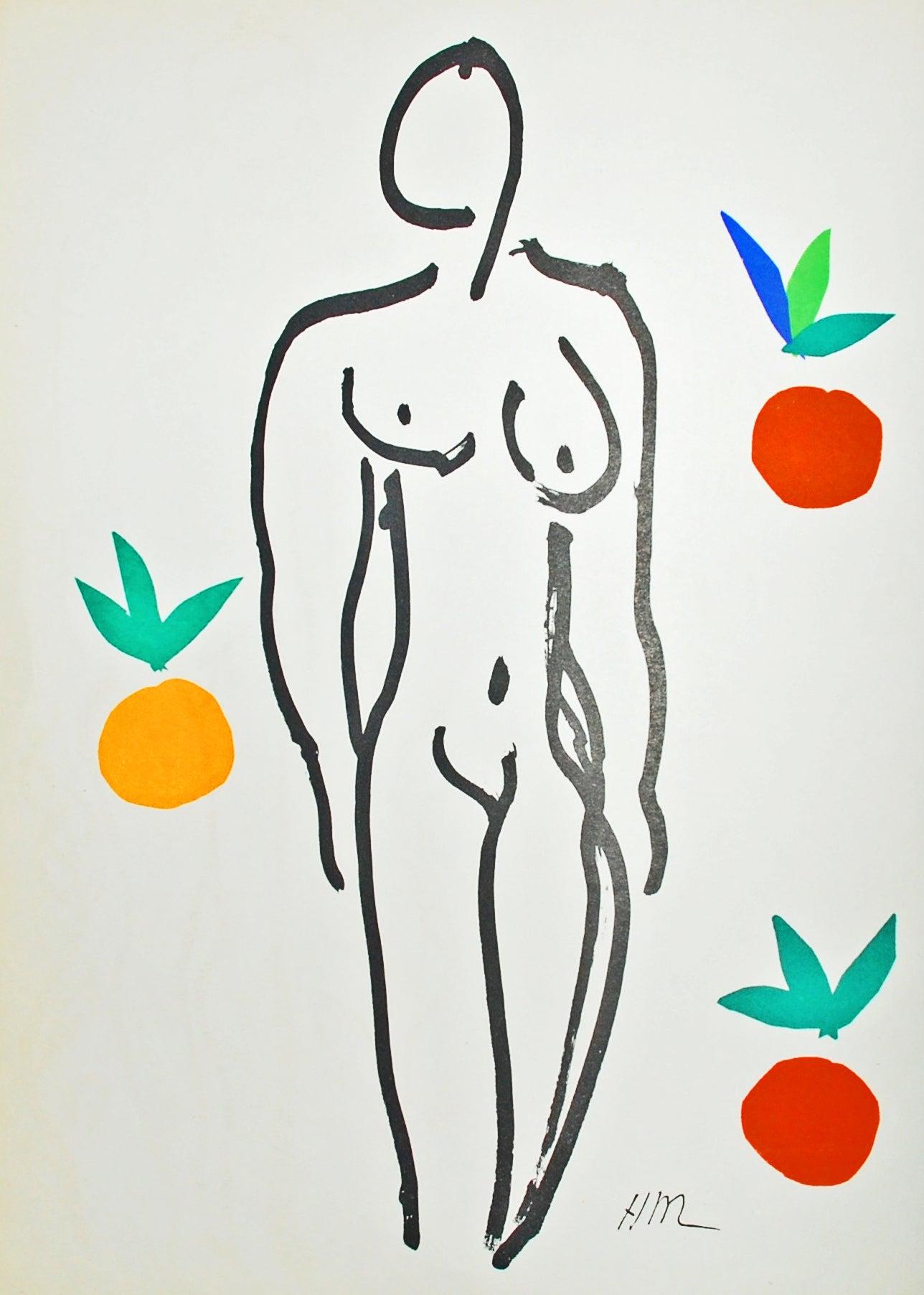 Henri Matisse (after) Nude With Oranges (Duthuit 139) 1958