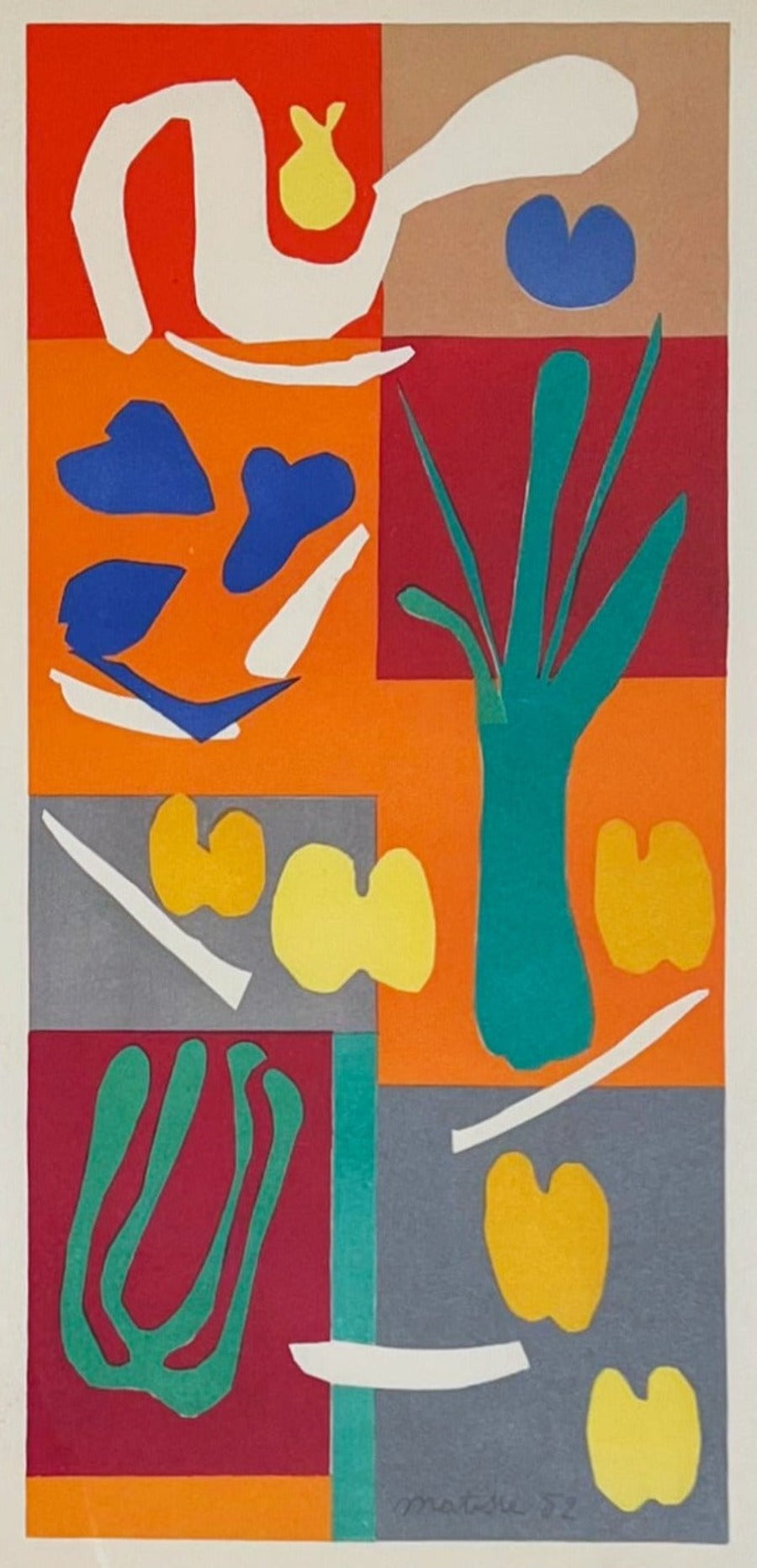 Henri Matisse (after) Vegetaux (Duthuit 139) 1958