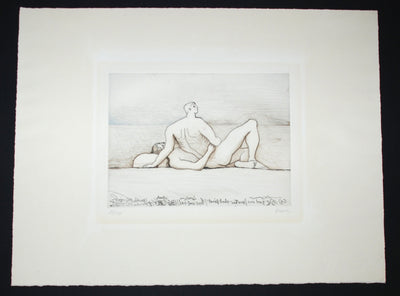 Henry Moore Reclining Figures: Man and Woman I (Cramer 361) 1979