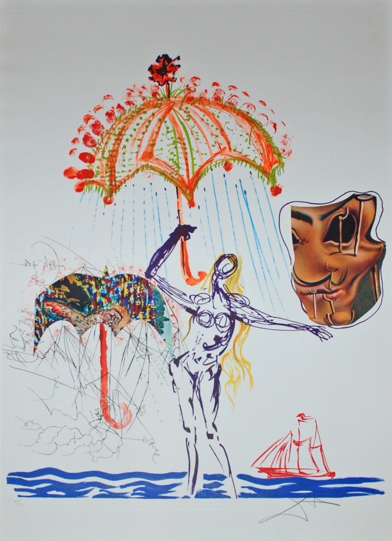 Imaginations and Objects of the Future Anti-Umbrella with Atomized Liquid (Field 75-11H) 1975