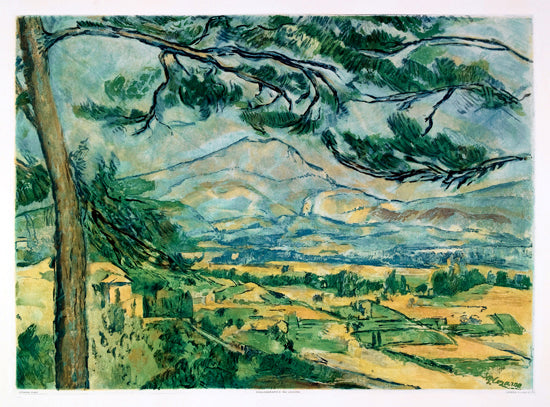 Jacques Villon La Montagne Sainte-Victoire 1923
