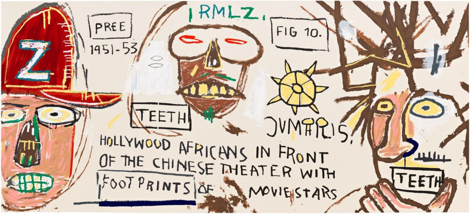 Jean-Michel Basquiat Hollywood Africans 1983