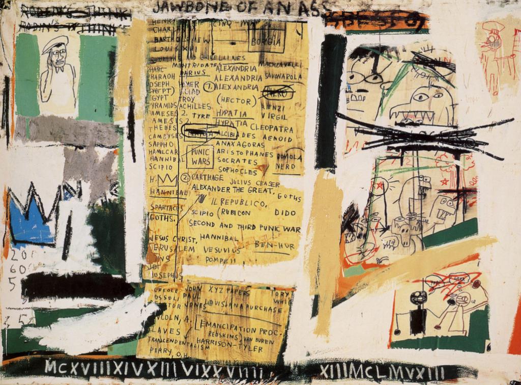 Jean-Michel Basquiat Jawbone of an Ass 2005