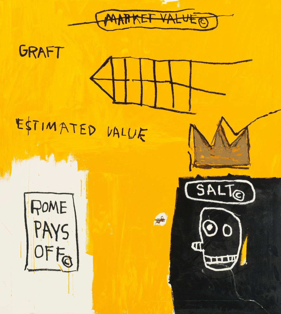 Jean-Michel Basquiat Rome Pays Off 2005