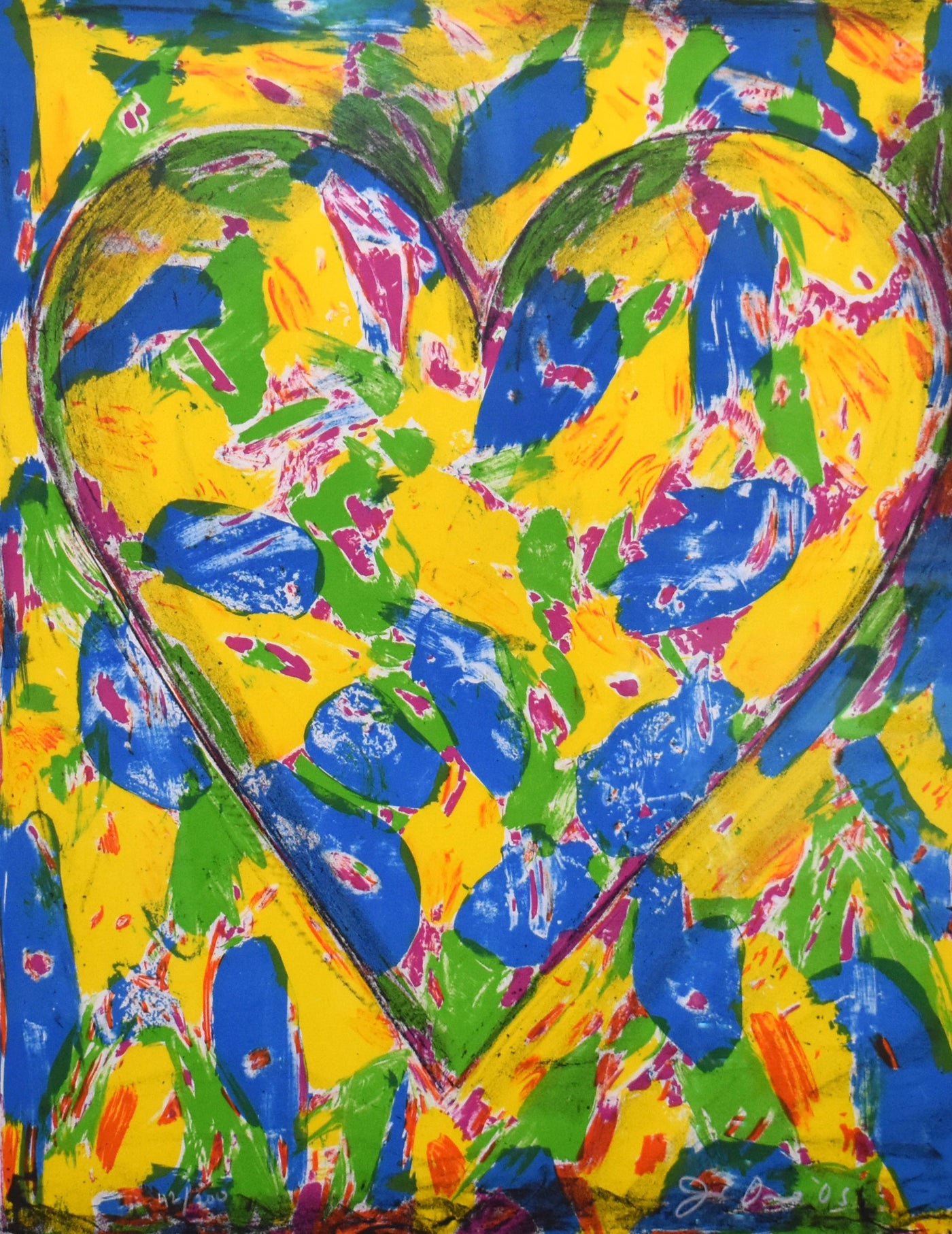 Jim Dine The Blue Heart 2005