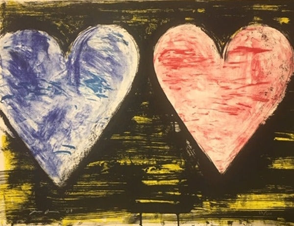 Jim Dine Two Hearts at Sunset 2005