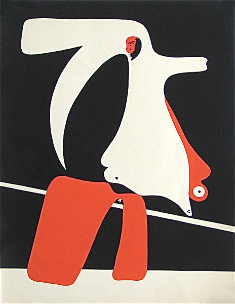 Joan Miro Cahiers d'Art I: Surrealist Composition I (Dupin 14) 1934
