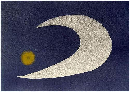 Joan Miro Cantic del Sol, Plate 10 (Dupin 846) 1975