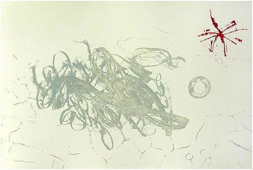 Joan Miro Cantic del Sol, Plate 12 (Dupin 842) 1975