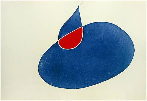 Joan Miro Cantic del Sol, Plate 21 (Dupin 857) 1975