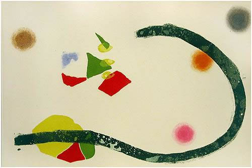 Joan Miro Cantic del Sol, Plate 27 (Dupin 862) 1975