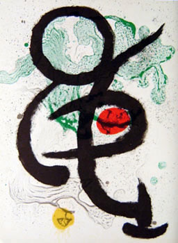 Joan Miro Ceramiques Monumentales, Plate 5 (Cramer 83 Mourlot 345) 1963