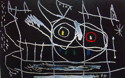 Joan Miro Couple d'Oiseaux III 1966
