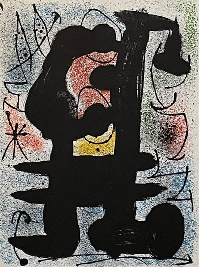 Joan Miro Derriere le Miroir #164-165 (L'Oiseau Solaire) (Cramer 112) 1967