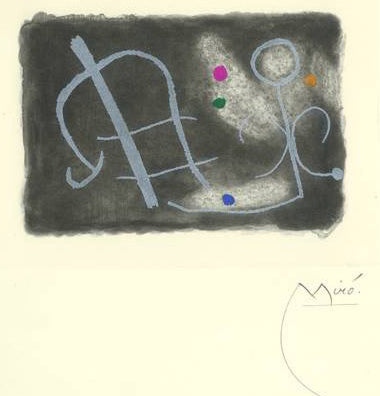 Joan Miro Fusees 11 (Dupin 260) 1959