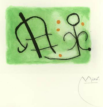 Joan Miro Fusees 13 (Dupin 259) 1959