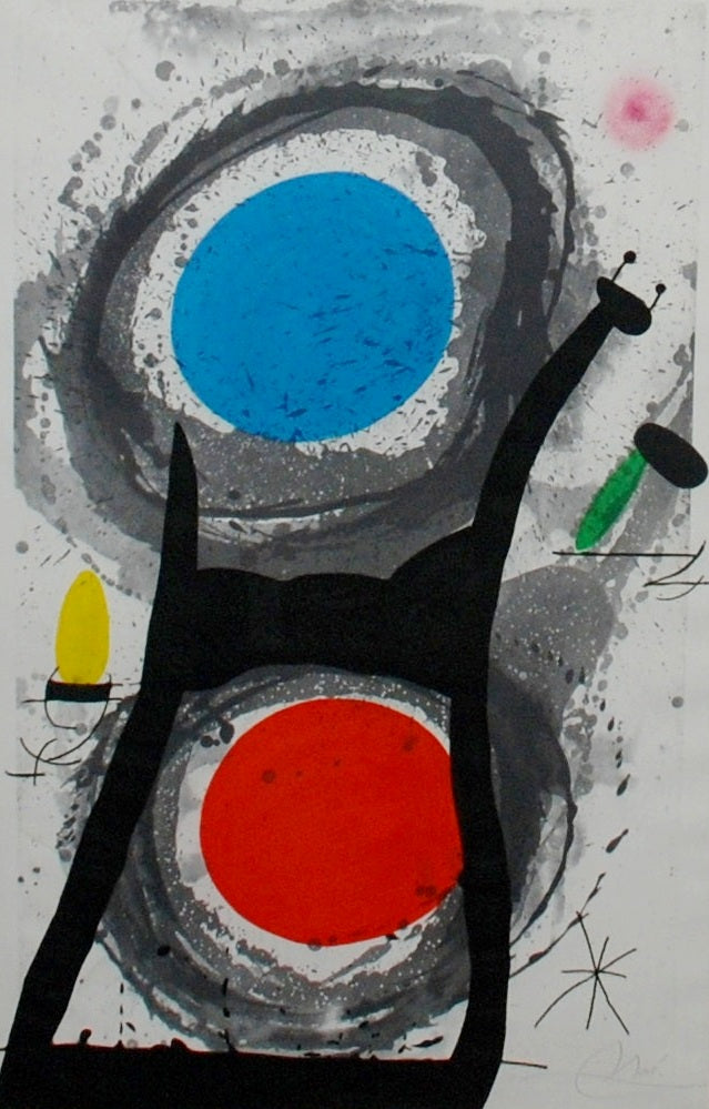 Joan Miro L'Adorateur du soleil (The Sun Worshipper) (Dupin 483) 1969