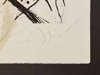 Joan Miro L'Avaleur de Sabre Lune (Dupin 747) 1975