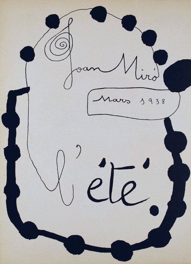 Joan Miro L'Ete 1938
