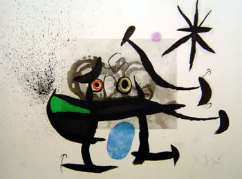 Joan Miro L'Invention du Regard (Dupin 537) 1970