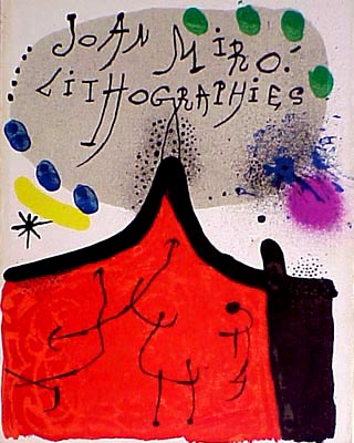 Joan Miro Miro Lithographe I, Cover (Cramer 160, Mourlot 854) 1972
