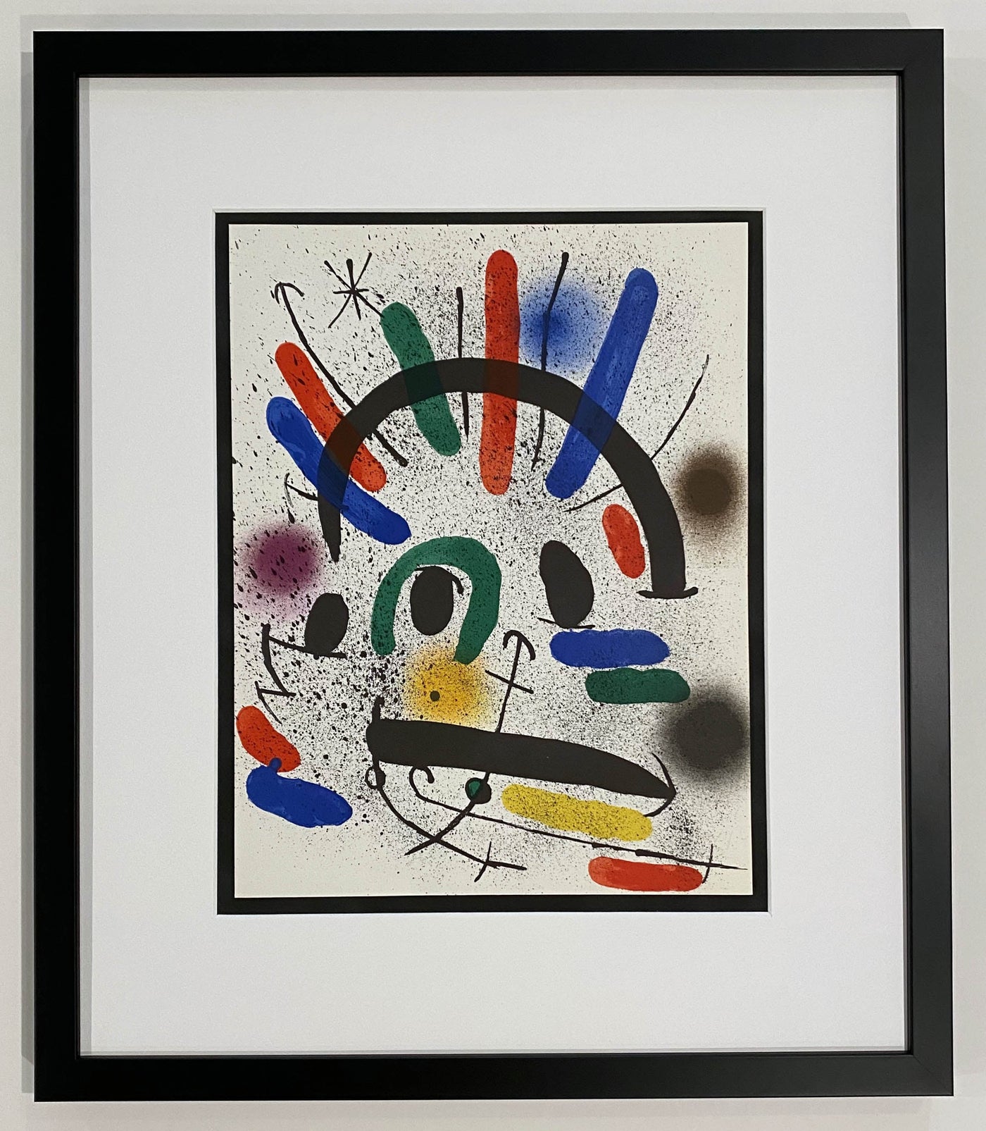 Joan Miro Miro Lithographe I, Plate II (Cramer 160, Mourlot 858) 1972