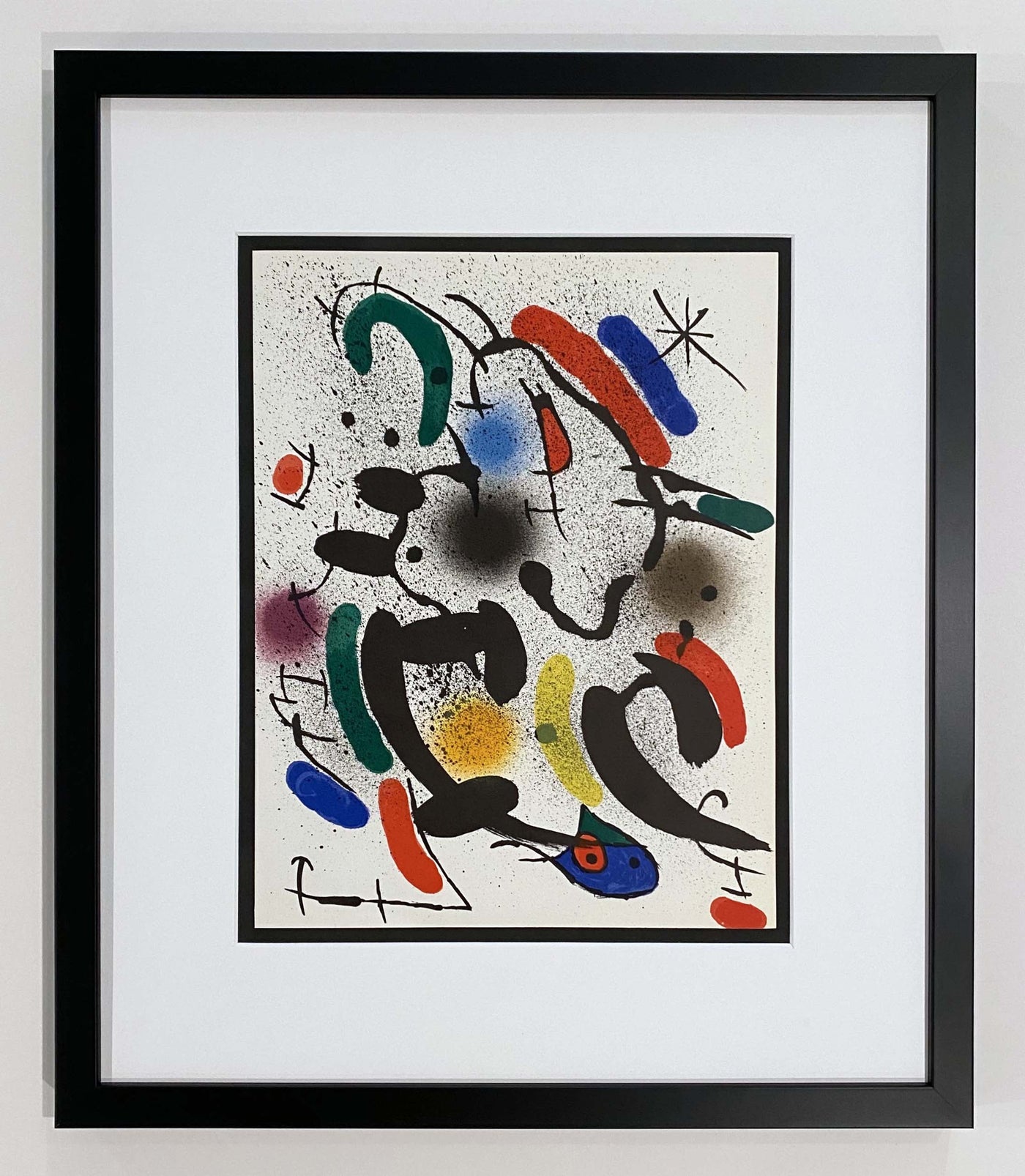 Joan Miro Miro Lithographe I, Plate VI (Cramer 160, Mourlot 862) 1972