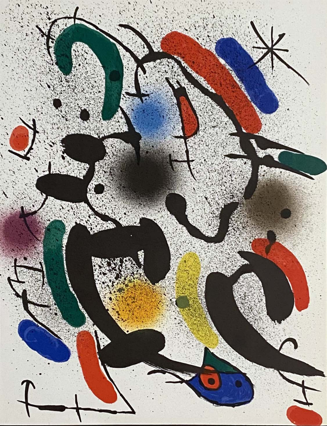 Joan Miro Miro Lithographe I, Plate VI (Cramer 160, Mourlot 862) 1972 ...