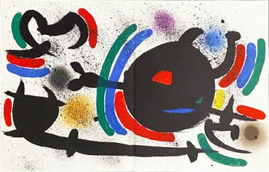 Joan Miro Miro Lithographe I, Plate X (Cramer 160, Mourlot 866) 1972