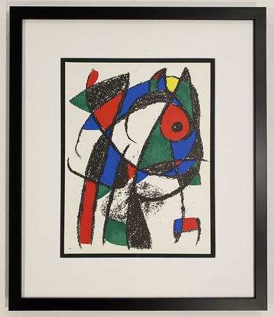 Joan Miro Miro Lithographe II, Plate I (Mourlot 1043) 1975