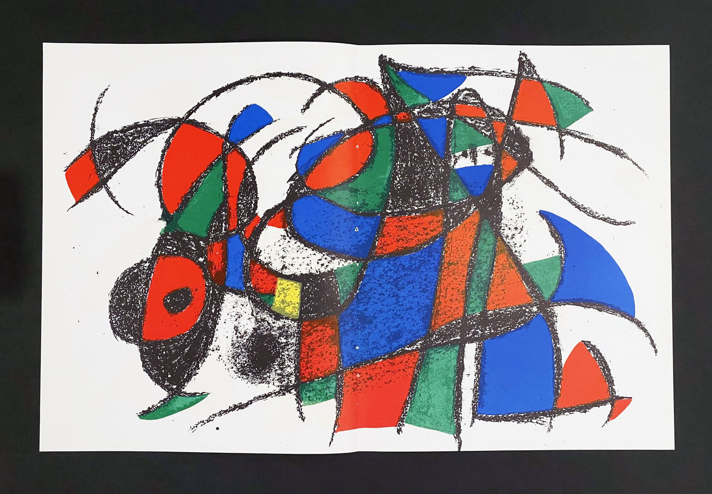 Joan Miro Miro Lithographe II, Plate III (Mourlot 1039) 1975