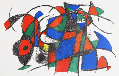 Joan Miro Miro Lithographe II, Plate III (Mourlot 1039) 1975