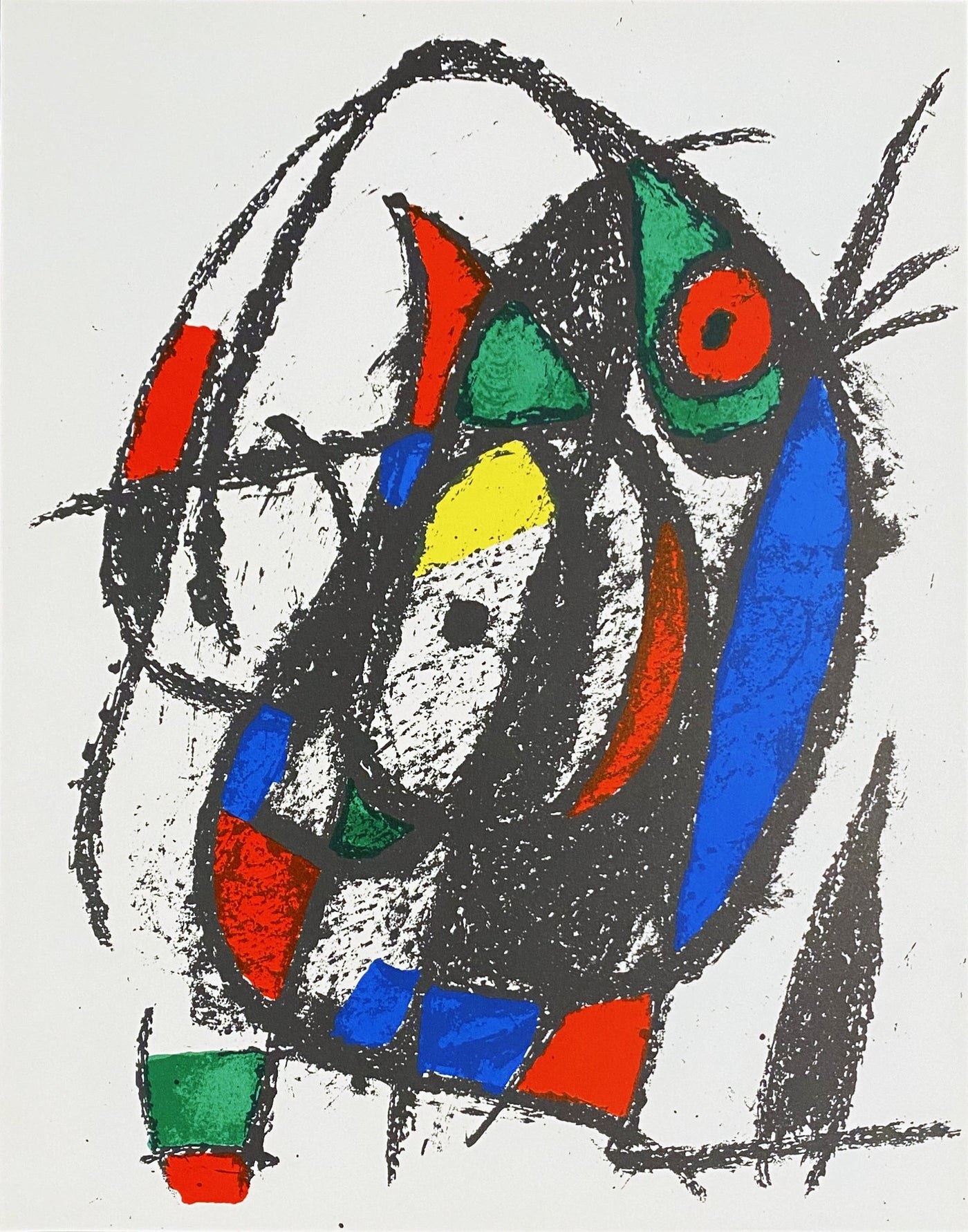 Joan Miro Miro Lithographe II, Plate IV (Mourlot 1040) 1975