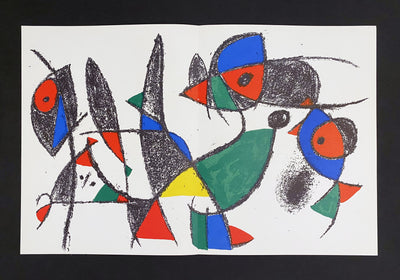 Joan Miro Miro Lithographe II, Plate IX (Mourlot 1045) 1975